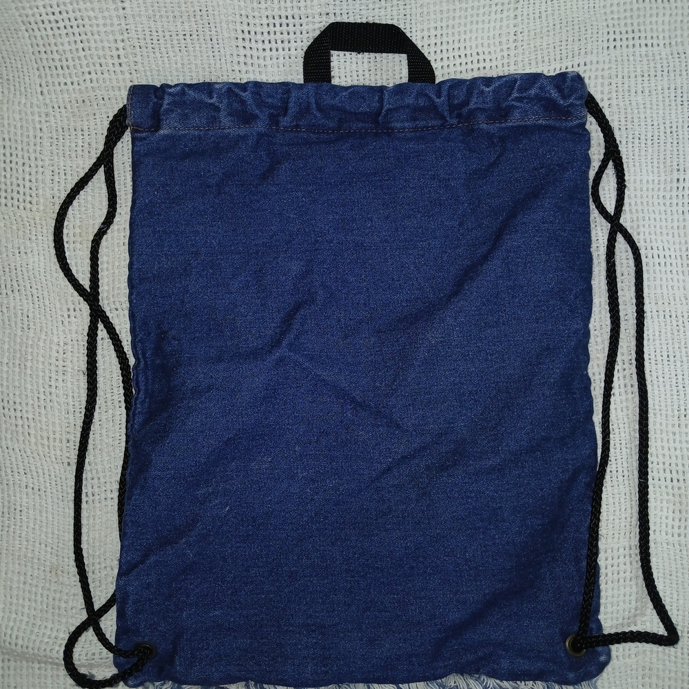 Chateau Blue Drawstring Backpack - Picture 3 of 4